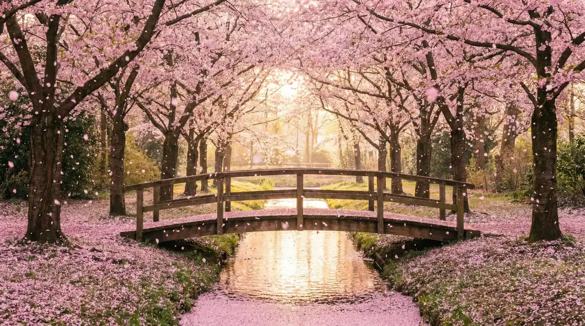 樱花桥畔 - 一个人看的免费观看日本 唯美风景